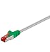 Produktbild goobay CAT 6 S/FTP 2m Cat6 SF/UTP (S-FTP) Gris câble de réseau - Câble