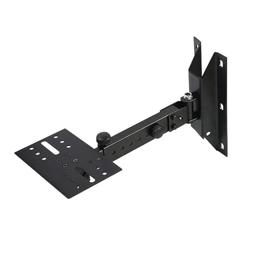 Image of Softline Pro Heavy-Duty Wall Mount Swivel Brackets Angle Adjustable Speaker Mounts Supports Up to 45 kg Ideal for Bookshelf & Surround Speakers (SP WB588)