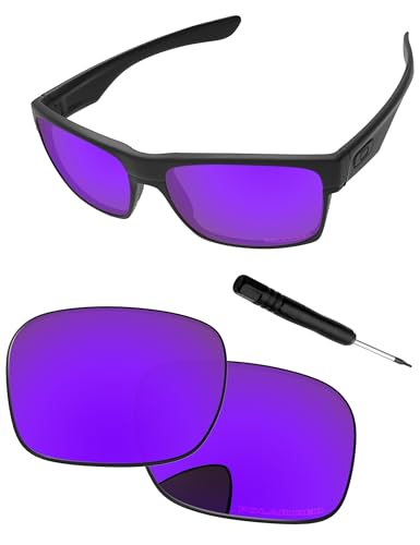 Image of Replacement Lenses & Screwdriver for Oakley TwoFace OO9189 Sunglass - Precision Fit, UV Block & Impact Resistant