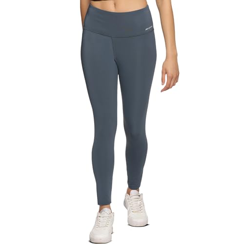 Image of High-Waist Workout Tights for Women - Breathable, Stretchable Activewear Leggings with UV Protection Stylish Sweat-Wicking Gymwear Perfect for Gym, Pilates, Yoga, and Fitness Enthusiasts
