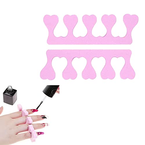 2 Pièces de Séparateurs D’Orteils,Outil De Pédicure En Mousse Souple Pour Vernis À Ongles,Séparateurs Écarteur d’orteils Cover