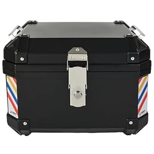 35L Motorcycle Top Case, Aluminium Top Box With Security Lock, Motorcycle Tail Box For Store Helmet Large Luggage 2 31zr8yms0fl. sl500 . ss300