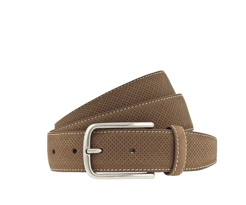 Ceinture Vanzetti en cuir de qualité supérieure W85 camel
