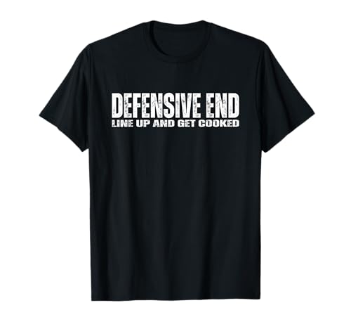 Defensive End (DE) Lineman - Funny Football Athlete...