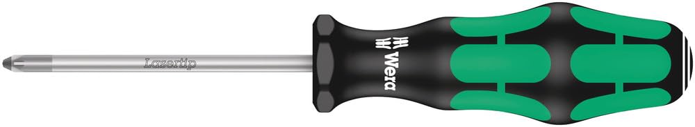 Wera 355 PZ Kraftform Lasdertip screwdriver, Pozidriv PZ 1 x 80 mm, 05009310001