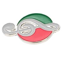 LIFKOME Spilla Nota Musicale Spilla a Tema Musicale Perno Di Nota Perni Dei Pulsanti Musicali Perni Degli Strumenti Decorazioni Per Chitarra Spilla Per Chitarra Realistica Lega