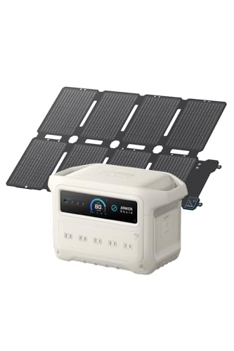 【2点セット】アンカー　ポータブル電源&ソーラーパネル　Anker Solix 楽天市場】Anker Solix C1000 ポータブル電源 & Anker Solix PS200