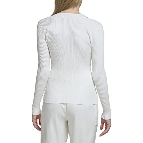 Calvin Klein womens Sweater Rib Wrap Longsleeve3