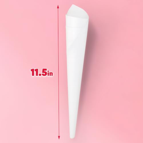 Image of Taboom Cotton Candy Paper Cones, Disposable, 110 Pack