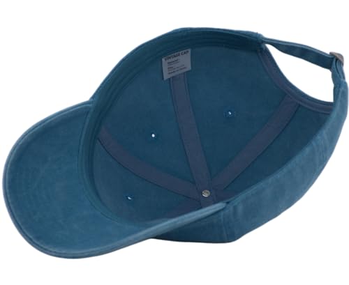 Image of TSSGBL Vintage Cotton Washed Baseball Cap S to XXL Unstructured Low Profile Adjustable Distressed Dad Hat for Men Women