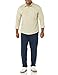 Amazon Essentials Men's Slim-Fit Long-Sleeve Two-Pocket Utility Shirt, Light Khaki Brown, Medium