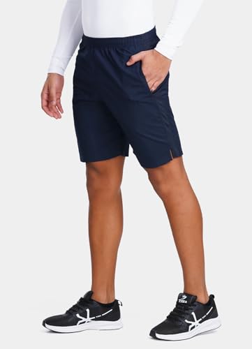 Image of TYKA Mycra Shorts for Men | Polyester Training Shorts | Quick Dry Gym Running Sports Wear Black