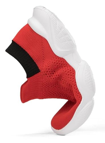 FUNCOS Toddler Boys Girls Slip On Sneakers - Breathable Mesh Lightweight Walking Shoes for Kids, Wide Toe Playground Athletic Shoes4