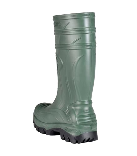 Image of COFRA Waterproof Work Boots - THERMIC Green All-Weather Rain Boot with Composite Safety Toe & Slip Resistant Nitrile Outsole - 00040-CM8.W05