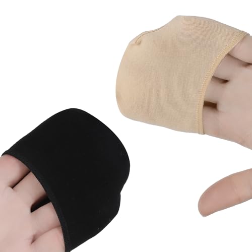 4 Pairs Socks For Heels Toe Socks Women Toe Covers For Women Half Socks For Women Ball Of Foot Cushion Socks Women's Toe Cover No Show Liner Half Socks For Heels With Padding Toe Topper Liner Socks 7