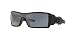 Oakley Men's Oil Rig Iridium Sunglasses,Matte Black Frame/Black Lens,one size