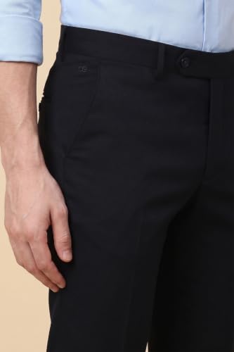 Image of Peter England Men Mid Rise Neo-Slim Formal Trouser
