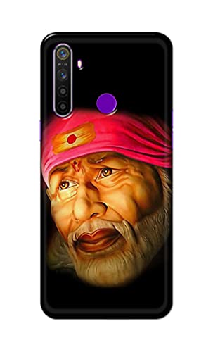 Image of PRINTFIDAA Sai Baba Lord Shiridi Great God Hinduism Religious Hard Back Cover for Realme 5 / Realme 5s / Realme 5i / Realme Narzo 10 Back Cover -(P6) KAT1002