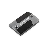 Moto Cache Réservoir Liquide Frein Avant Couvercle Réservoir Frein Avant en Aluminium pour XJR300 XJR 1300 Couvercle Réservoir Fluide Bouchon Tasse D'huile Maître-Cylindre Protection Cylindre
