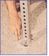 3ft 2-1/4" 12 gauge Square Post Install Sleeve