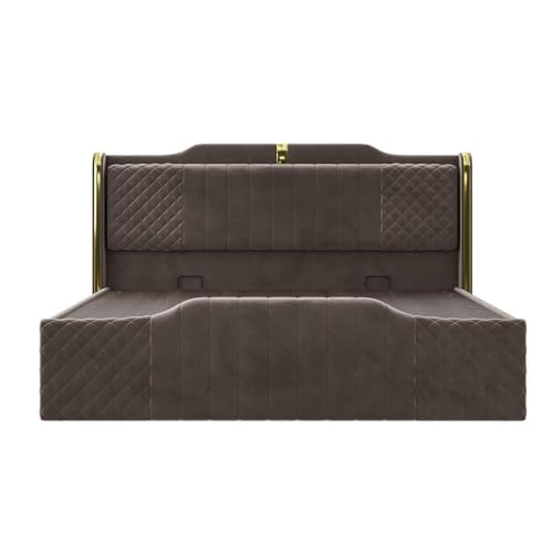 Image of Wakefit Velura King Size Hydraulic Storage Upholstered Bed