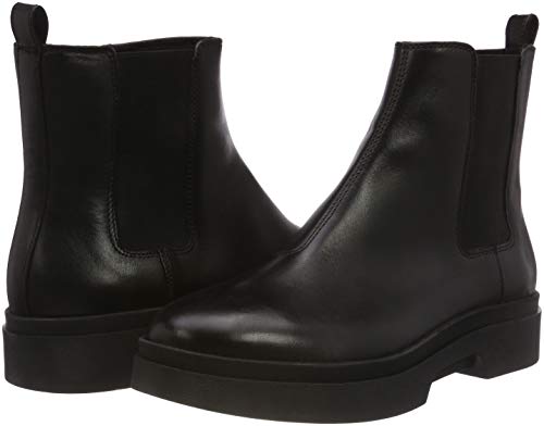 Geox D Myluse E, Stivali Chelsea Donna, Nero