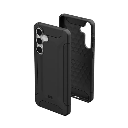 Image of Urban Armor Gear UAG Scout Rugged Military Grade Dropproof Impact Resistant Non-Slip Protetive Case /Cover Designed for Galaxy S25 FE 5G (2025) - Black