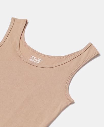 Image of Jockey SG02 Girls Super Combed Cotton Rib Solid Inner Tank Top