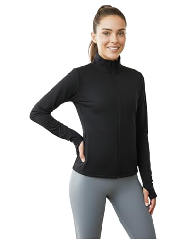 Image of PUMP'D Women's Jacket | Slim Fit | Thumb Hole Open Sleeve | With zipper | Perfect for workout