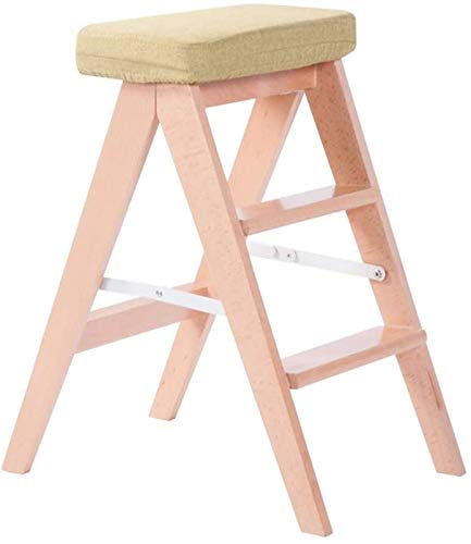 FALIYORS Portable Step Stool Simple Family Stool - Folding - Foldable Kitchen Chairs is Sturdy Enough to Support Adults and Safe Enough for Kids Great for Kitchen, Bathroom, Bedroom, Kids O