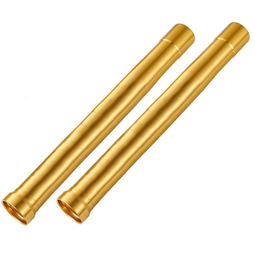 Vorderradgabel-Außenrohre, Gabelrohre, Paar, Für Yamaha T-max 530 2015–2018, 2016, 2017, Stoßdämpferstange, Bremsaufhängung, Aluminium, Gold, 477 Mm