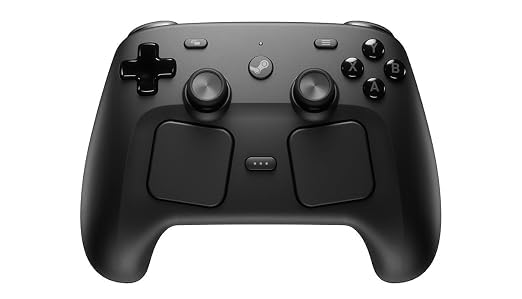 Valve Steam Controller Wireless Gamepad for PC & Steam Deck, Dual Trackpads, Haptic Feedb…