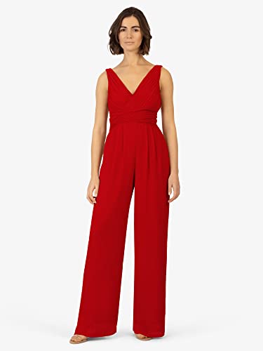 Mono APART Fashion rojo con acabados de alta costura para niñas talla 36 3
