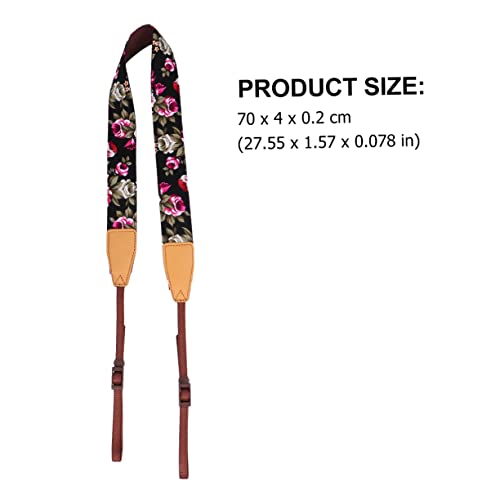 SECFOU Alça Da Câmera Alça De Ombro Da Câmera Cinto De Ombro Da Câmera Couro De Viagem Maquiagem Per