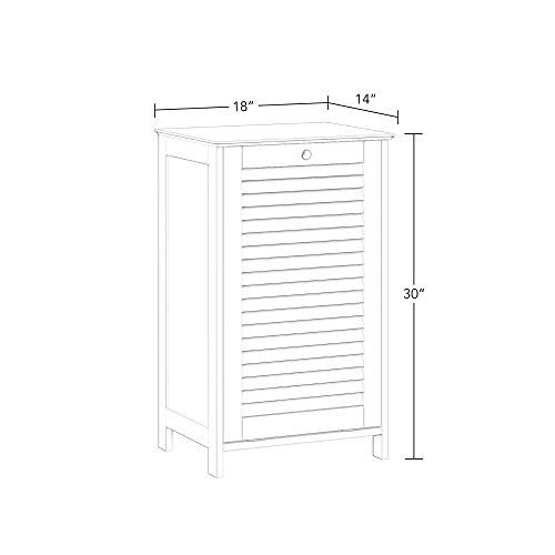 Ellsworth Tilt-Out Laundry Hamper, White #TOP4
