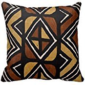 Atemperament 77rf (#) Kenyan Mud Cloth Pillow Case Personalized Home Decor Cushion Cover Pillowcase 18x18Inch