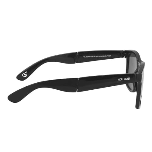 Image of Walrus Flex Series Wayfarer Sunglasses for Men - Plastic Frame, Acrylic Lenses, UV Protection Coating - Classic and Durable Eyewear for Casual and Everyday Wear