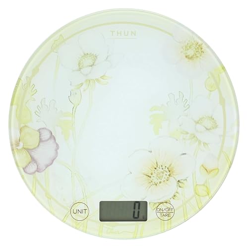 THUN - Bilancia elettronica - metallo - Collezione Bloom - Ø 18,5 cm