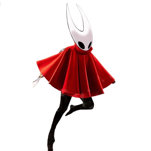 Wecos Women Cosplay Red Cape Black Bodysuit Costumes Knight Game Outfit Men Cosplay for Halloween Party (2XL)