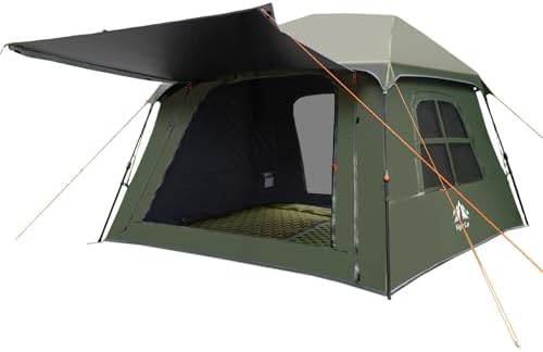 Night Cat 4 Personnes Camping Tente: Imperméable Tente étanche po...