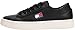 Produktbild Tommy Jeans Damen Court Sneaker Lightweight aus Leder, Schwarz (Black), 39