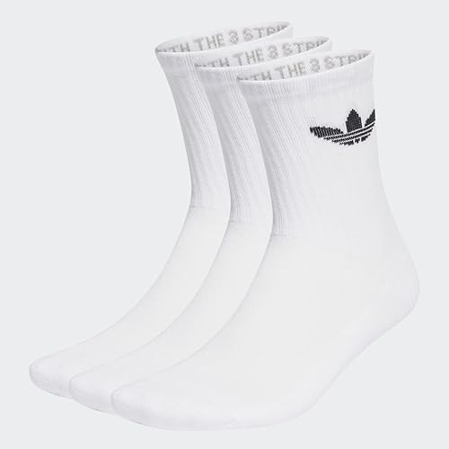 adidas Unisex Trefoil Cushion Crew Socks 3 Pairs - Lifestyle, Socks2