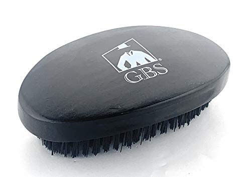 GBS Military Style Brush I Green Brush I 100% Natural Wooden Dual Men