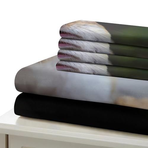 Housse de couette microfibre ultra douce parure lit king 220x240cm confortable - 7