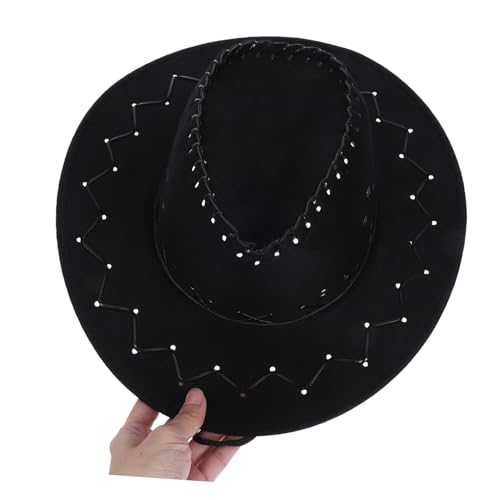 Milisten Unisex Boys and Girls Cowboy Hat Comfortable and Stylish Western Cap for Parties Festivals and Costumes3