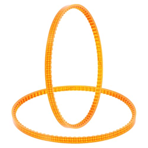 Toyvian Cinturones de Repuesto de PVC para Máquina de Algodón de Azúcar, 2 Piezas Reutilizables para Máquina de Dulces de Interior, Accesorios para Reemplazar Correas en Fabricantes