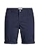 JACK & JONES Herren Chino Shorts Regular Fit 12165604,Navy Blazer,M