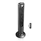 Airvention Turmventilator mit Fernbedienung, 109cm, leise, 115° oszillierender Säulenventilator, Standventilator schwarz, Timer, 0,04 kWh stromsparend, 3 Geschwindigkeiten, X01A, Tower Fan