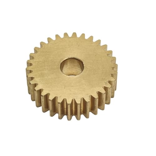 Engrenage cylindrique module 0.7 pignon laiton 75T avec alésage 12.7mm pour arbre