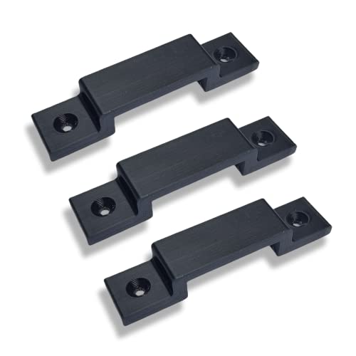 DECORALIN Tape Measure Wall Mount Holder Bracket Clip for Shed Van or Workshop Pack of 3, Black